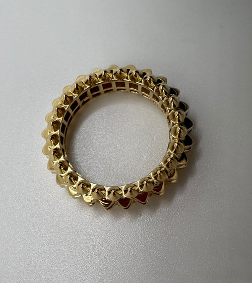 14K FANCY BAND RING