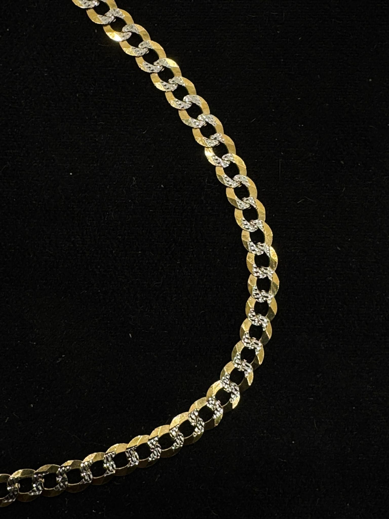 CUBAN CHAIN 14K W/ 14K HAMSA PENDANT
